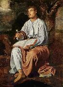 Diego Velazquez Evangelist Johannes auf Patmos Spain oil painting artist